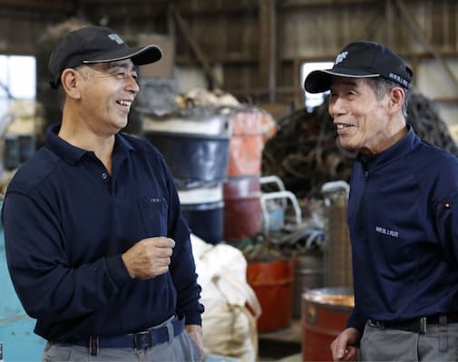 金属スクラップに新しい命を